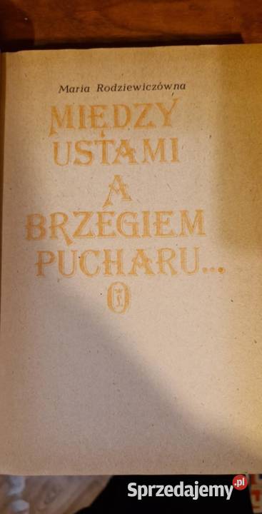 Między ustami a brzegiem pucharu książka 1986 Katowice