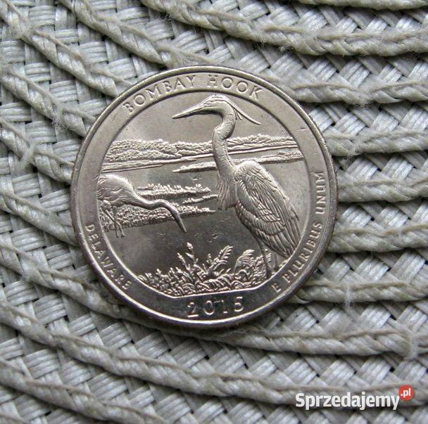 USA 25 Cent 2015r D Bombay Hook Kalisz