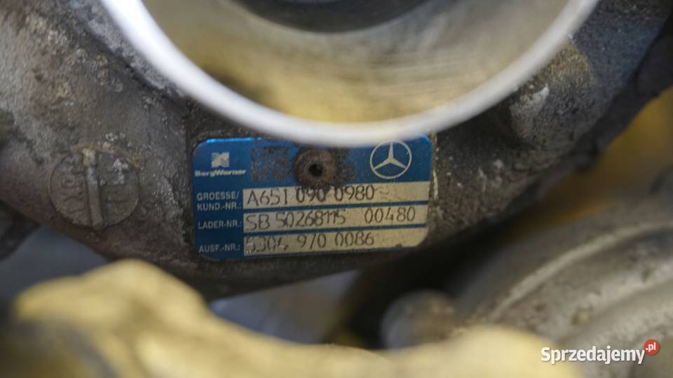 SPRINTER W906 22 CDI 16r 129 651955 turbina Suków