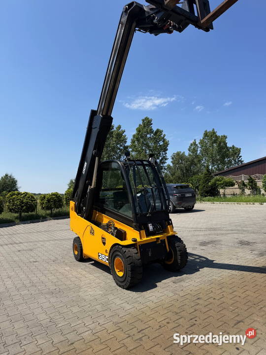 wózek widłowy teleskopowy JCB TLT35D udźwig 3500 łódzkie Działoszyn