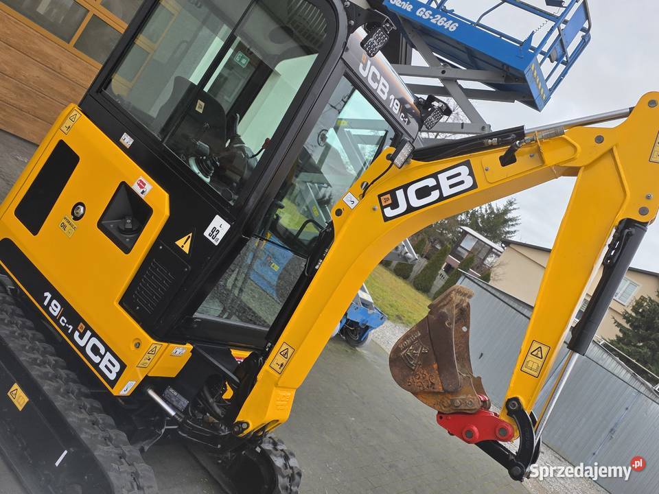 JCB 19 C 1 ful najbogatsza nowa mini koparka Bieliny sprzedam