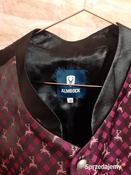 M Almbock Bogato zdobiona kamizelka garniturowa Rozmiar M Kraków