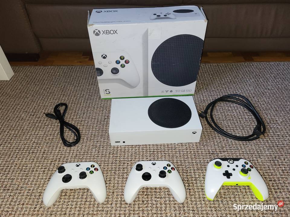 Konsola Xbox Series S 512gb SSD aż 3 pady gry