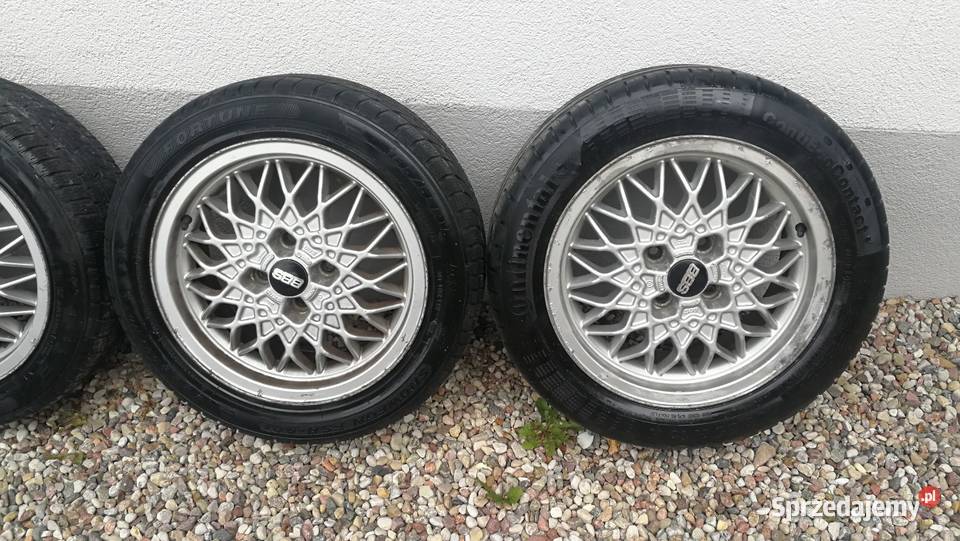 Felgi aluminiowe BBS RA 375 6JX15 ET35 4x100 VW Samochodowe sprzedam