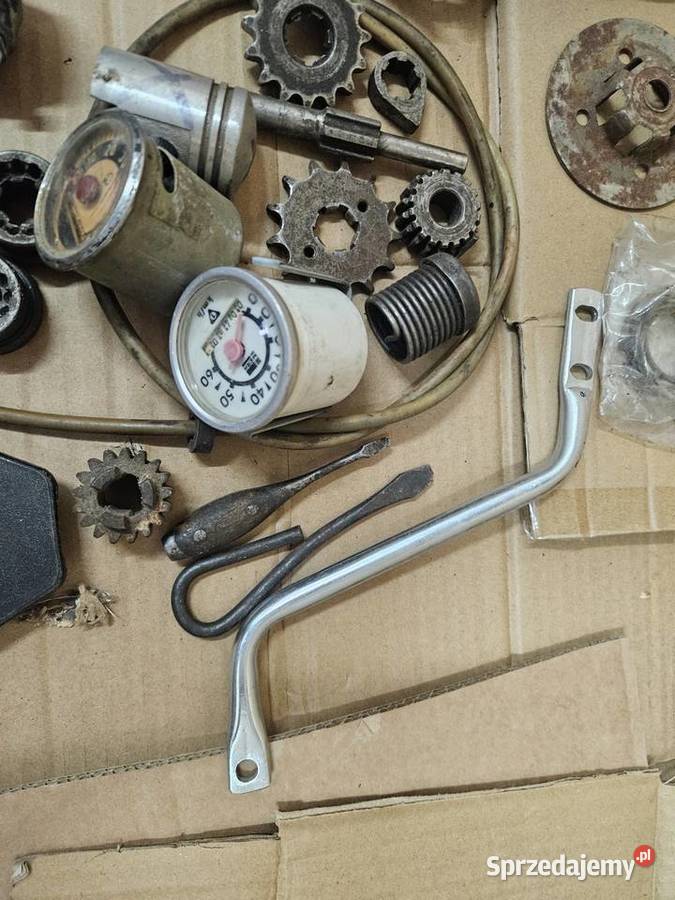 Części Romet Motorynka Komar Lampa Uchwyt Wałek Kłodawa