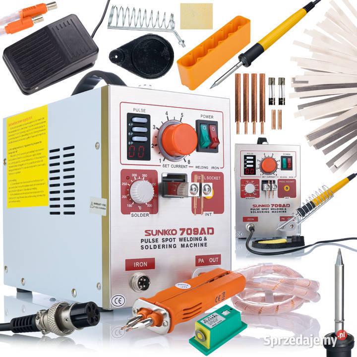 Zgrzewarka do Ogniw Sunkko 709AD 32 kW 30800A Ludźmierz