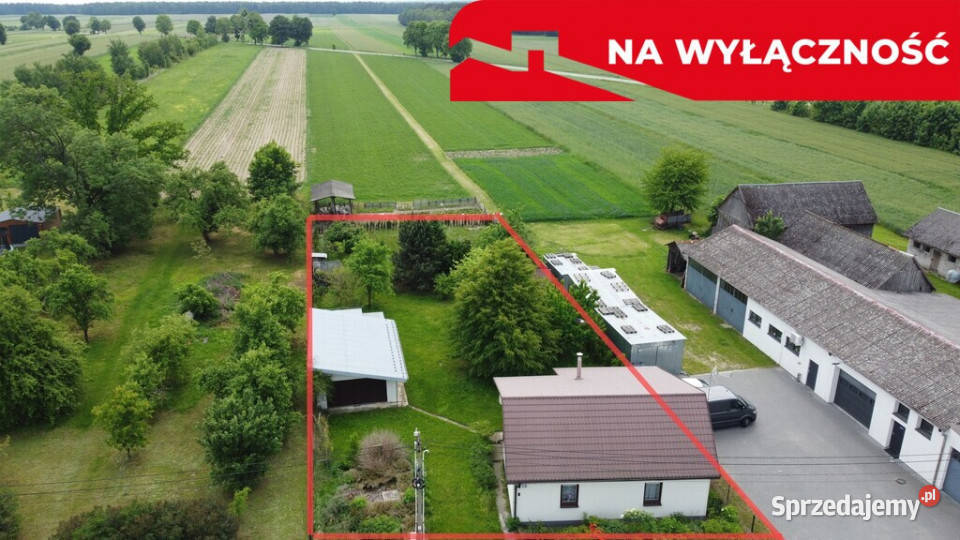 Dom z drewna w Zielonce Starej pod Zwoleniem mazowieckie Zielonka Stara