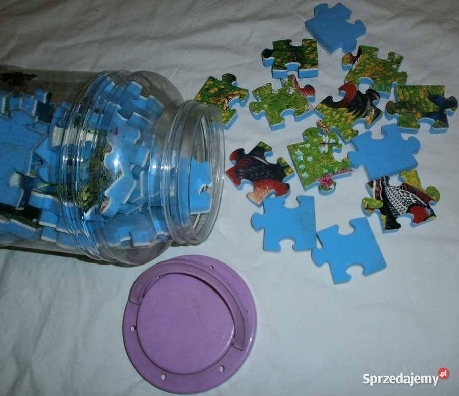 Grube Puzzle z Gąbki w Fajnym Słoju Kraków