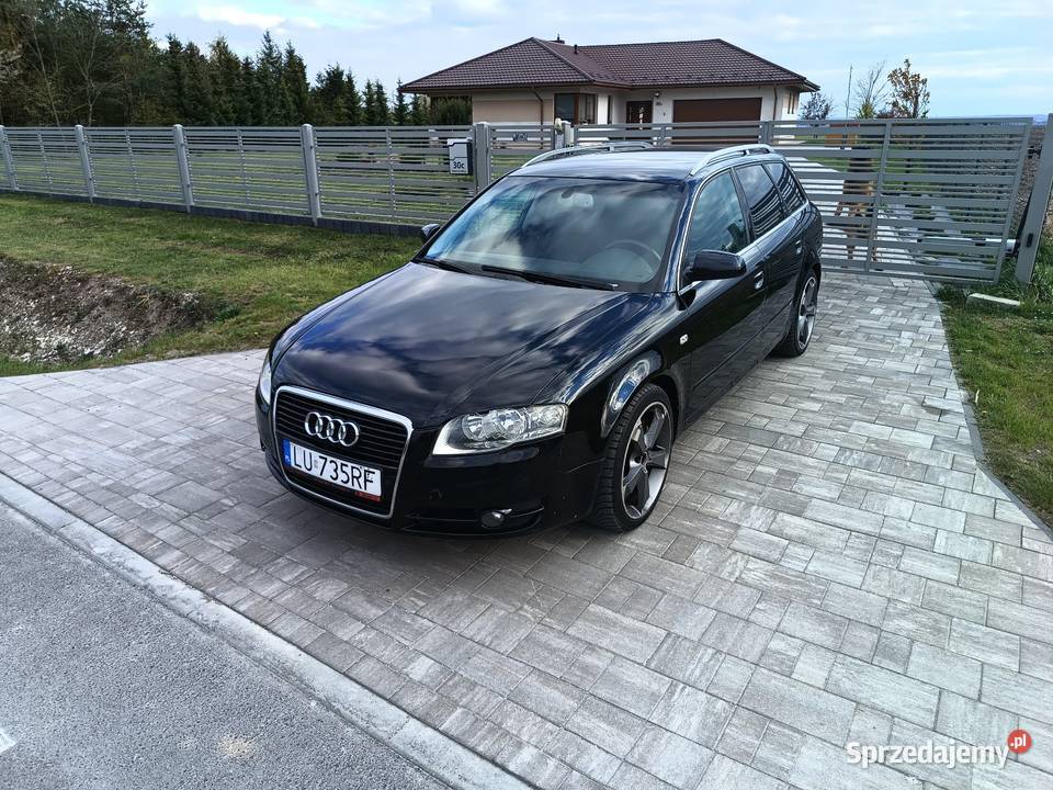 Audi A4 B7 20 TDI Quattro 4x4 czarna zadbana diesel Zamość
