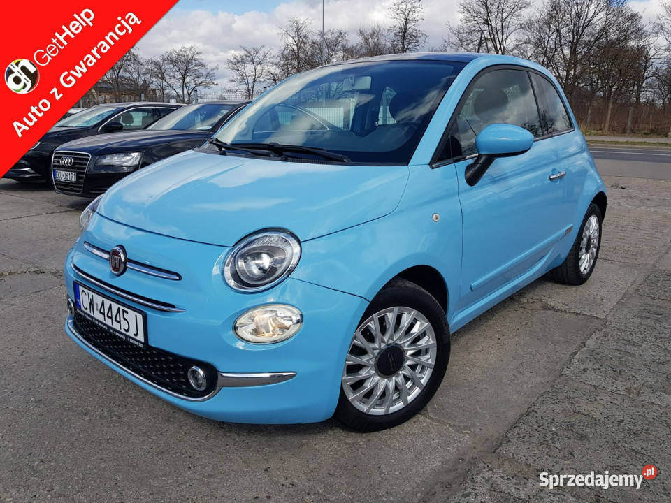 Fiat 500 12 Benzyna Klima Panorama światła przeciwmgielne Włocławek