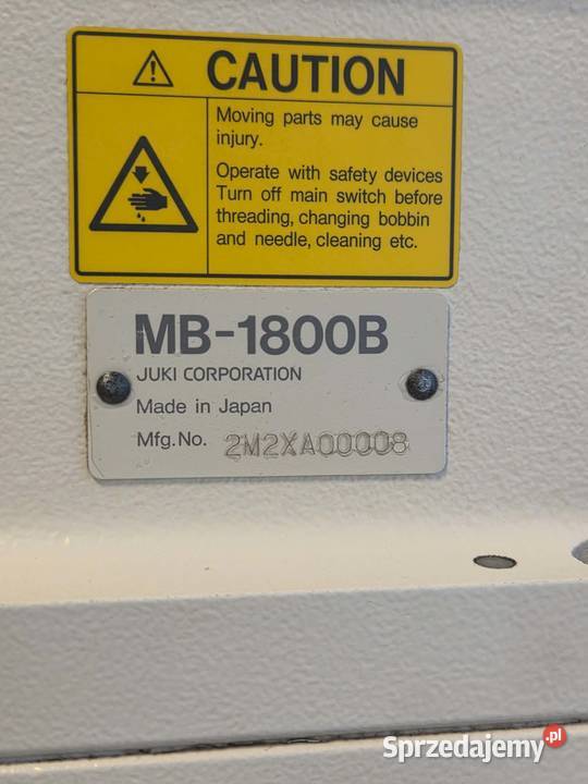 GUZIKARKA JUKI MB1800B Bydgoszcz