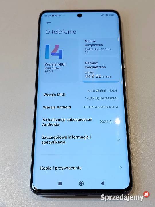 Xiaomi Redmi Note 13 Pro Plus 5G 512GB