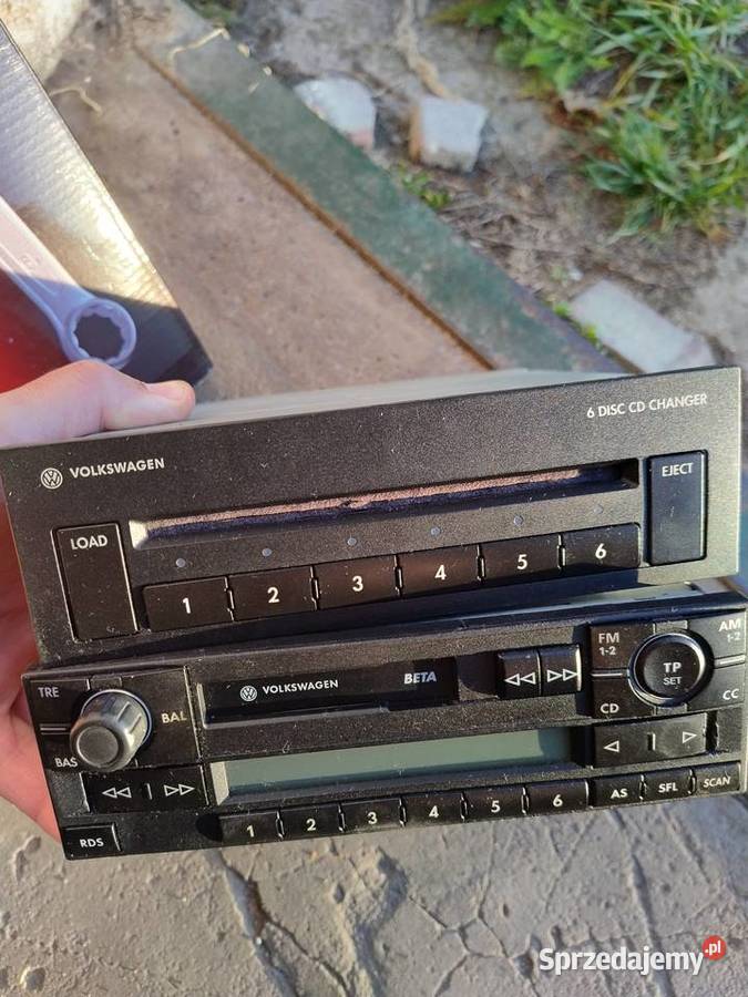 VW radio Beta zmieniarka 6 płyt CB radia Łaziska Górne sprzedam