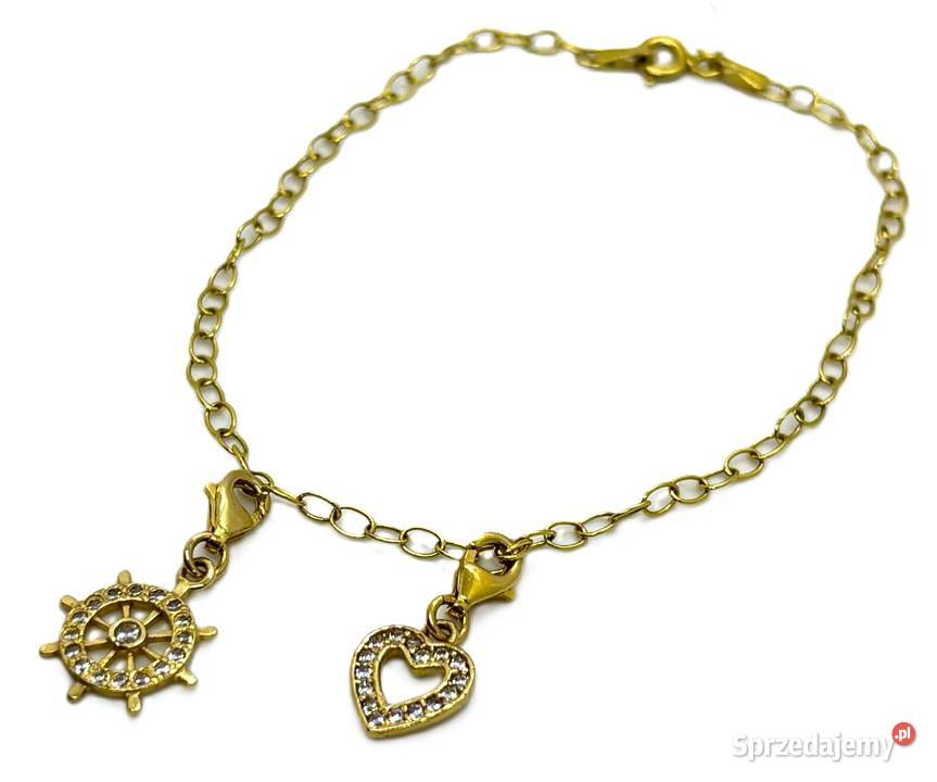 Złota Bransoletka pr 585 309g 195 Elbląg