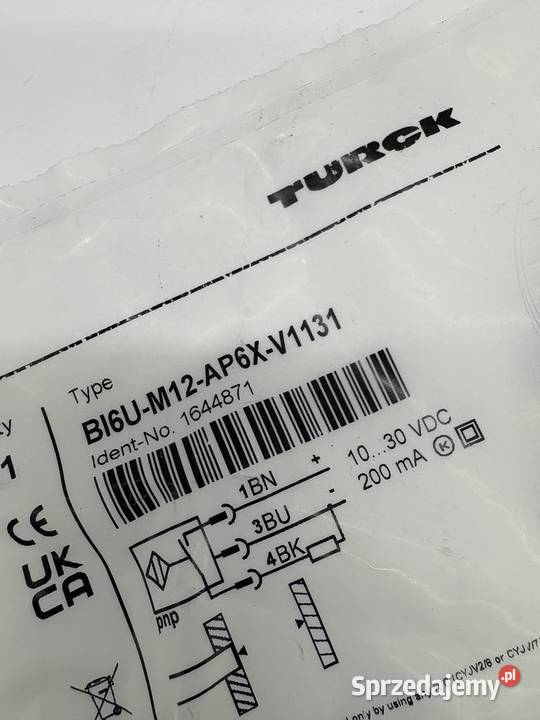 Turck BI6UM12AP6XV1131 1644871 Czujnik Pozostałe
