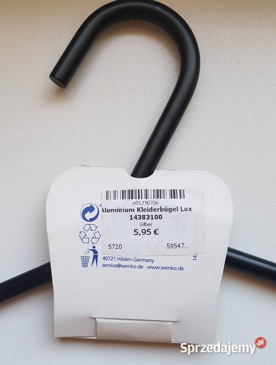 Wenko Lux wieszak na ubrania aluminiowy 14383100 Pozostałe dolnośląskie Legnica