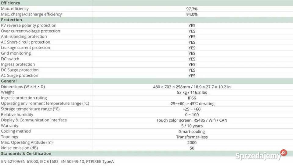 Falownik LuxPower Tek TriP2LB3P 8K LV LP3