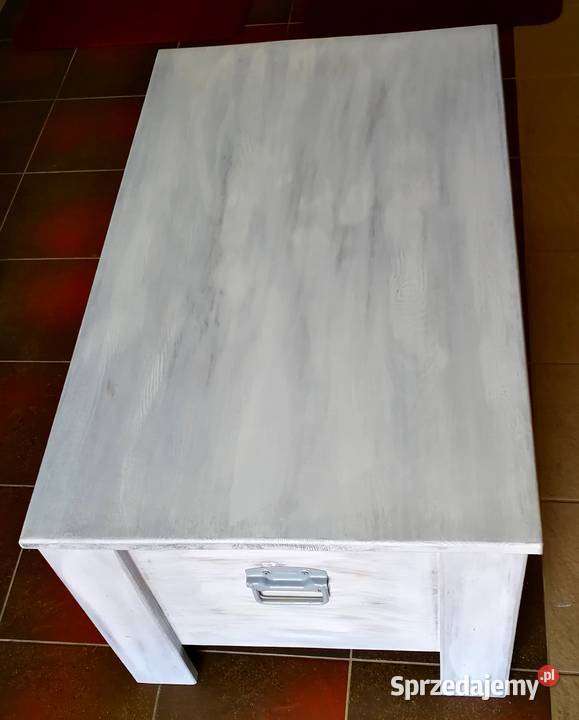 Skrzynia jako stolik kawowy ława vintage Radków sprzedam