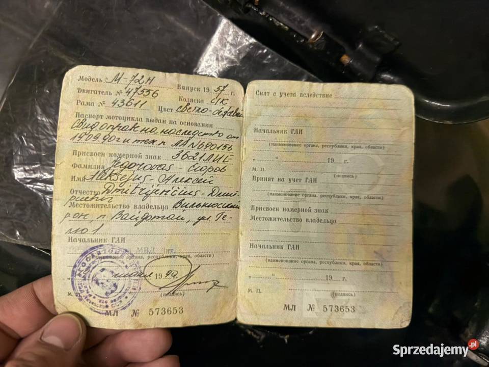 Dniepr M72H małopolskie sprzedam