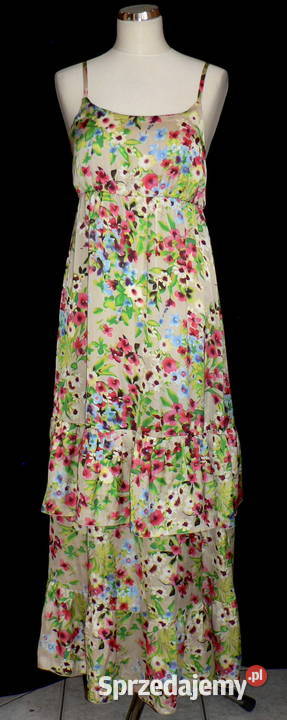 Old Navyletnia maxi sukienka S Moda i Styl