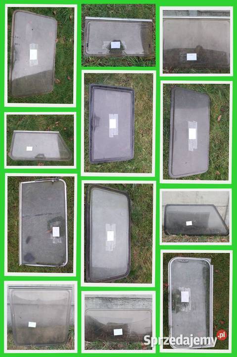 Używane oknaszyby do przyczep kempingowych wielkopolskie Wiórek sprzedam