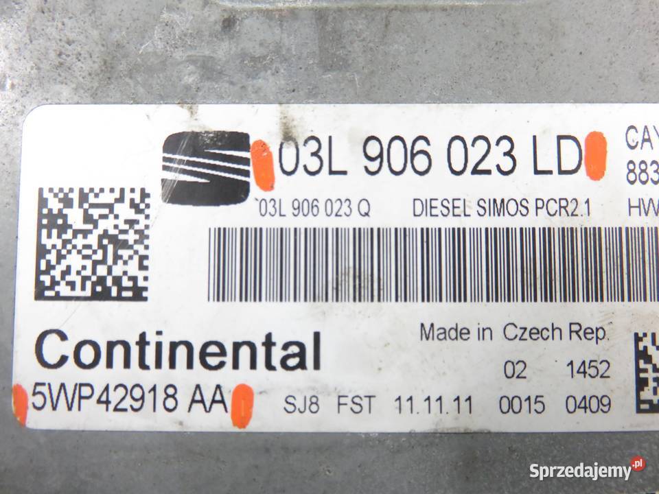 STEROWNIK SEAT IBIZA IV 6J5 6P1 16 TDI CAYC