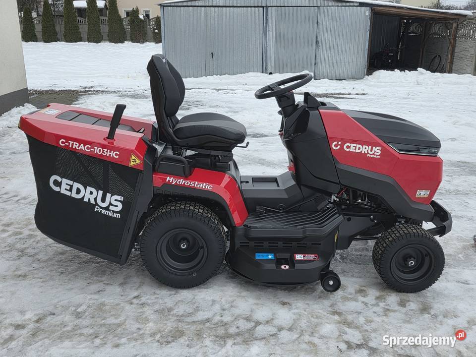 Kosiatrka traktorek Cedruc CTrac premium 103HC Ogród Bieliny