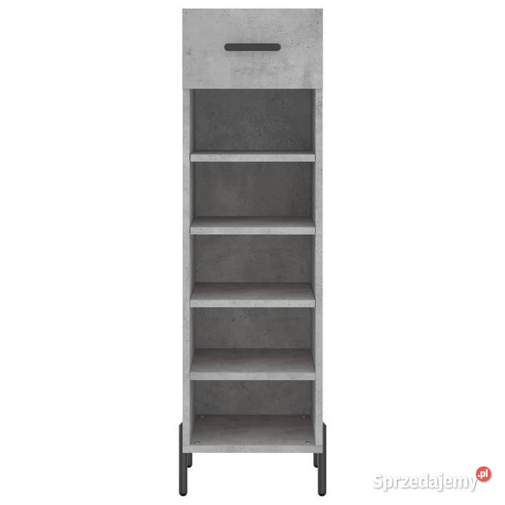 Szafka na buty szarość betonu 30x35x105 WM829688 Warszawa sprzedam