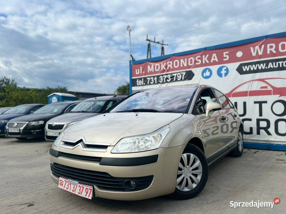 Citroen C4 14 Benzyna 2005 Klimatyzacja 5 90KM Wrocław