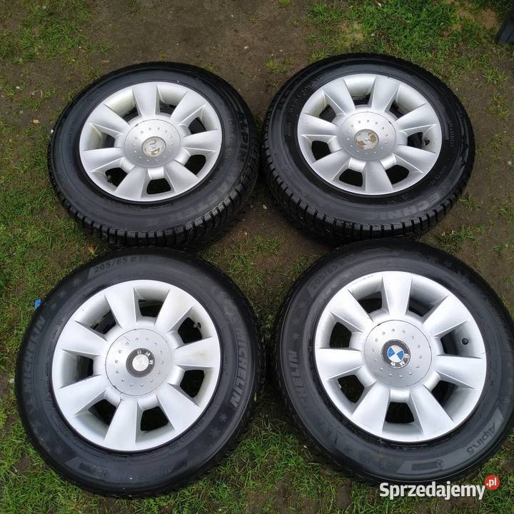 4 koła z BMW E39 felgi opony 5x120 741