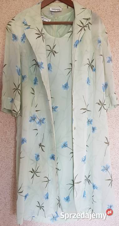 garsonka dwuczęściowa kostium sukienka zwiewna Kielce