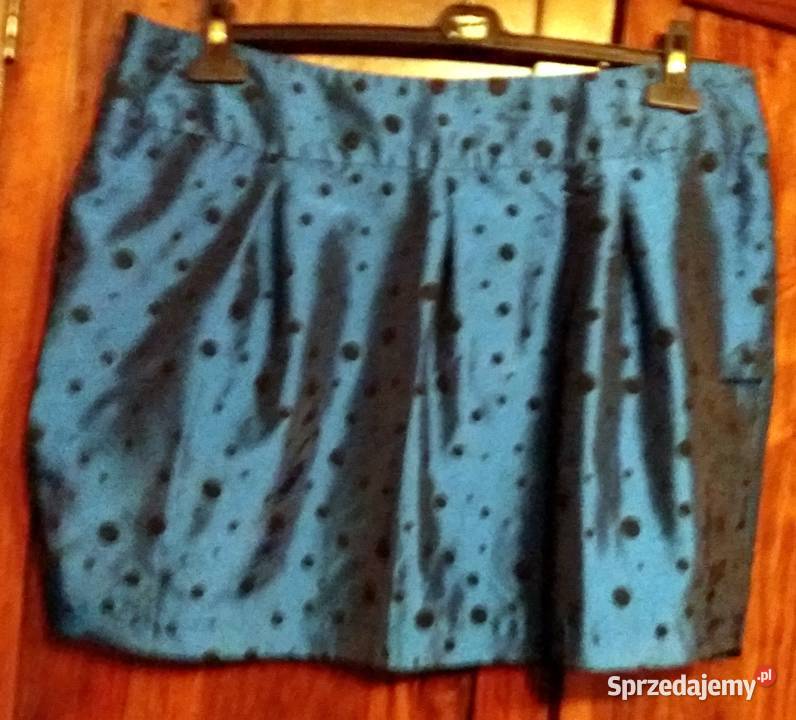 Mini letnia spodniczka w czarne kropki Warszawa