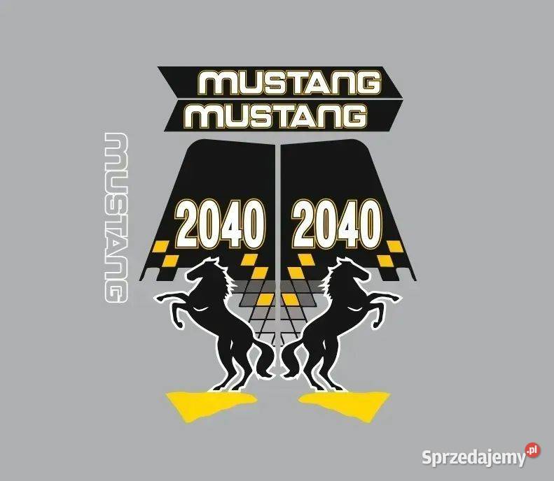 Naklejki oklejenie naklejka MUSTANG 2040 mazowieckie Janików