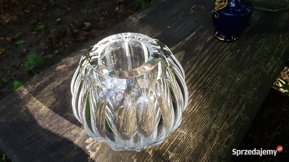 Kryształowy wazon kula śląskie Myszków