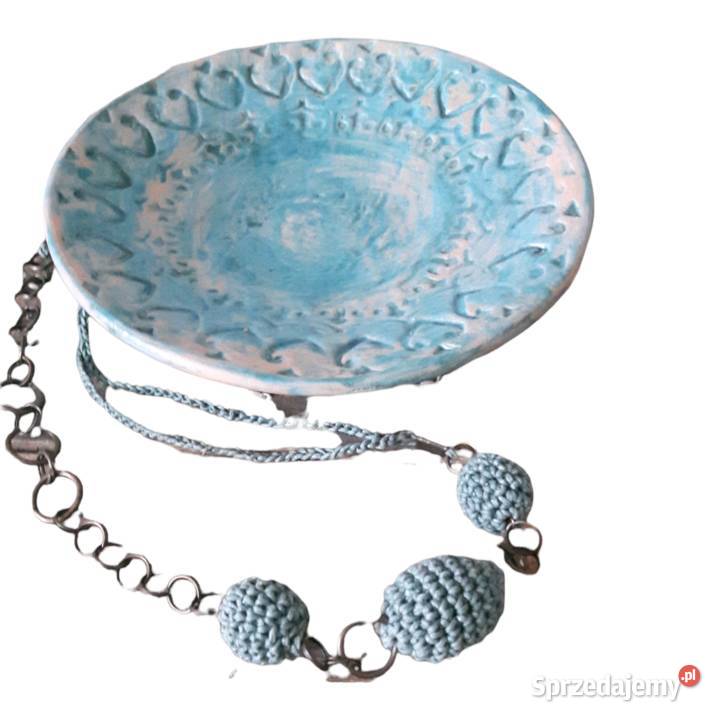 Talerz ceramiczny ręcznie wykonany