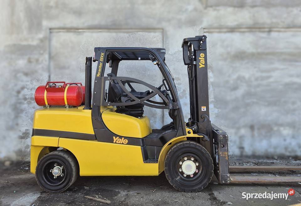 Yale 5500 2019r POZYCJONER wózek widłowy leasing gaz Rybnik