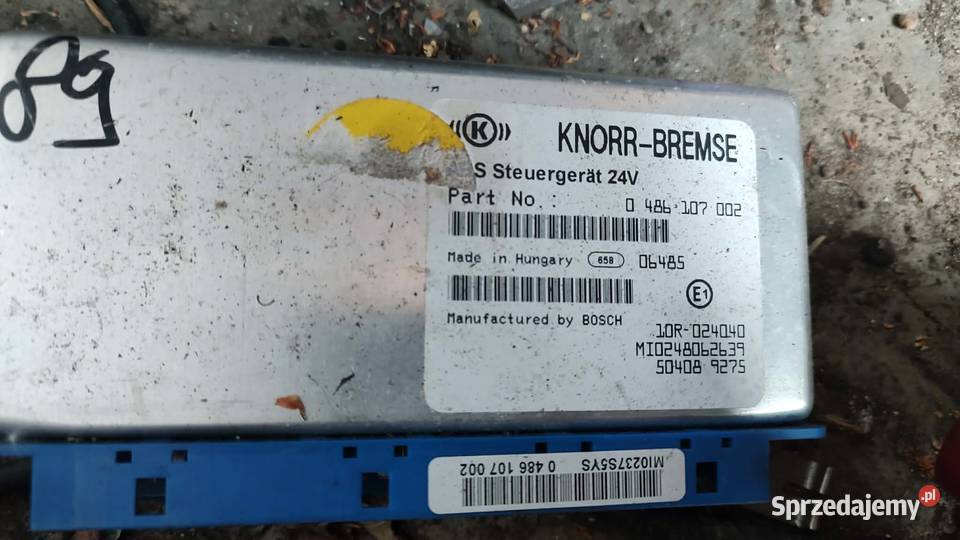 Sterownik moduł ABS 0486107002 Iveco EuroCargo ciężarowe wielkopolskie Książ Wielkopolski