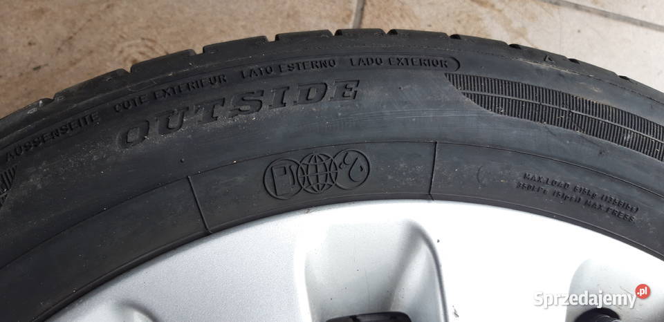 Koła 5x112 7Jx16h2 alu lato oryginał Mercedes Samochodowe Kostomłoty Drugie sprzedam