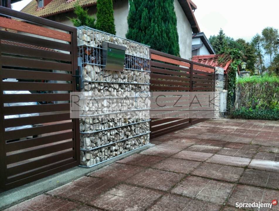 Gabiony Gabion 040x200m Ogrodzenie Murek Mała