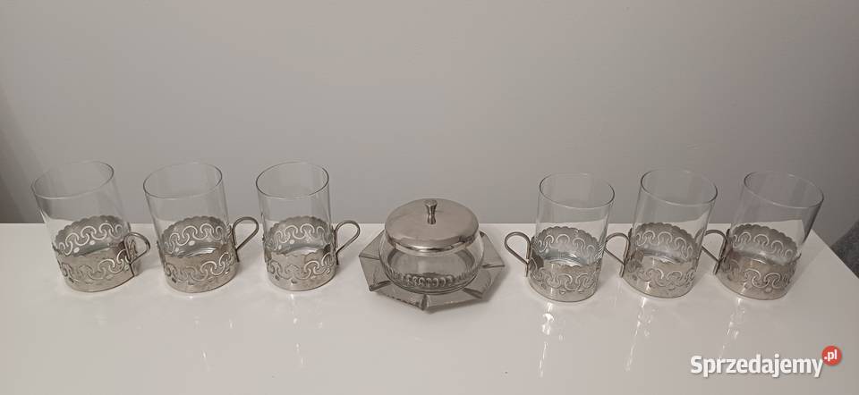 Koszyczki na szklanki i cukiernica 1