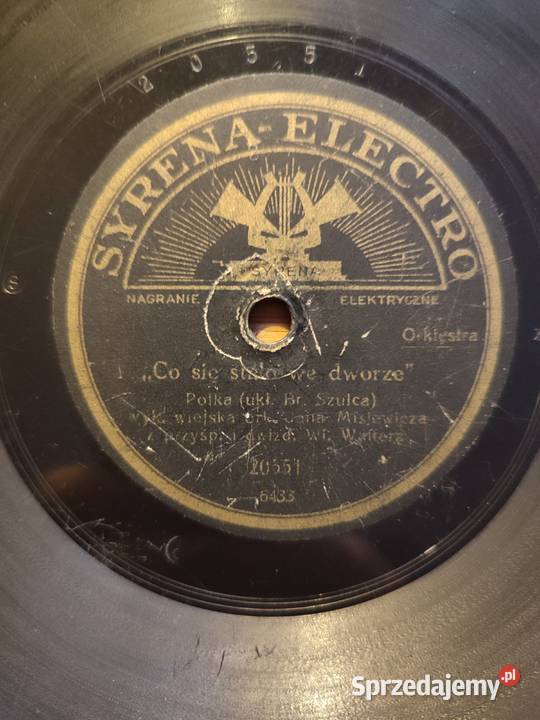 Płyta szelakowa Syrena Electro pieśń legionowa Warszawa