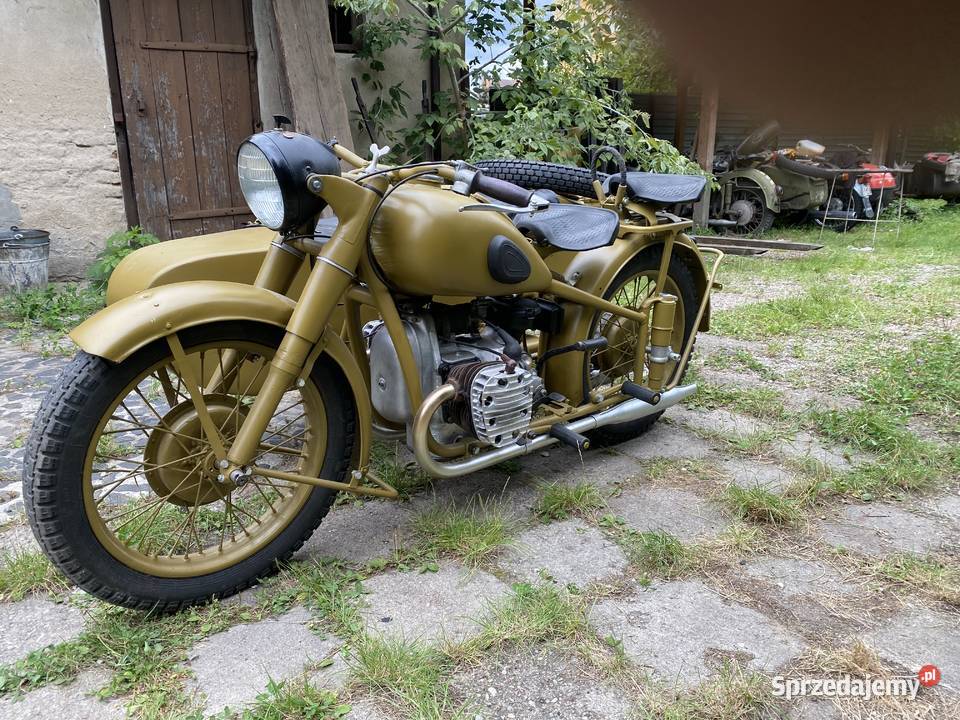 M72 zarejestrowany w Polsce niski przód sztywny 750cm3 Ural Siedlce