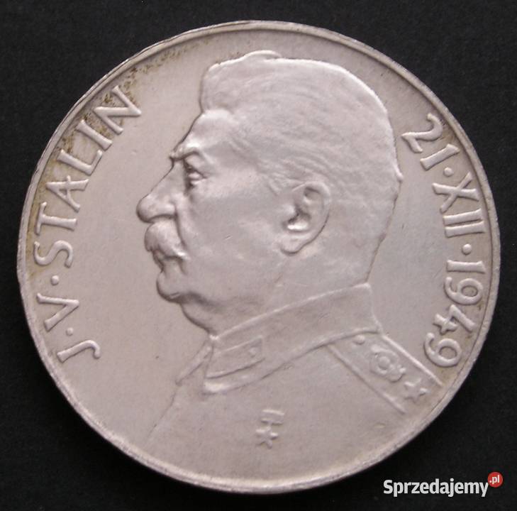 Czechosłowacja 100 koron 1949 Józef Stalin Numizmatyka