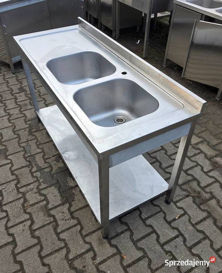 Zlew 2 Komorowy z Półką 1506085 M1277 N Nowe Skalmierzyce