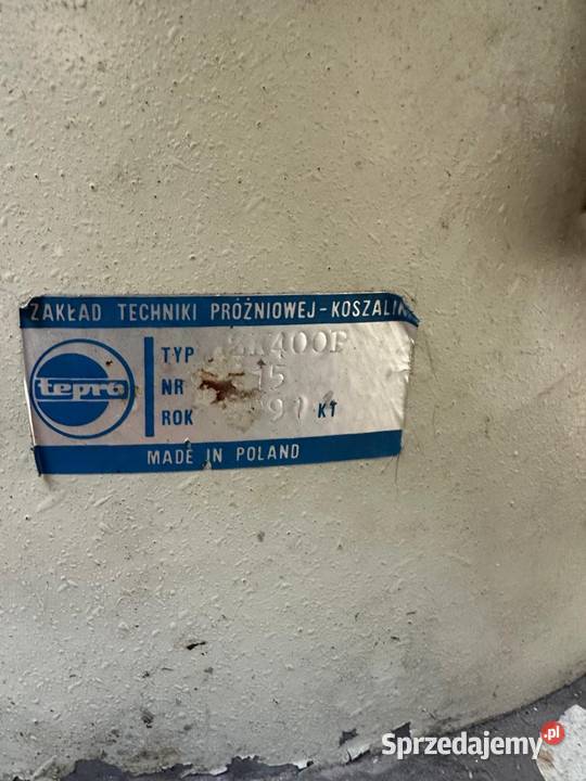 Napylarka Metalizatorka Próżniowa TEPRO Biznes i Przemysł Sicienko
