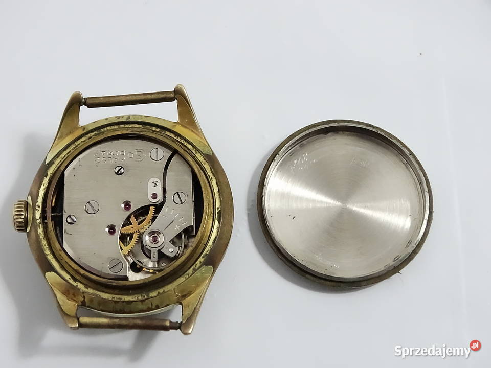 Vintage Osco Parat 17 Jewels Pozłacany 20 Biłgoraj