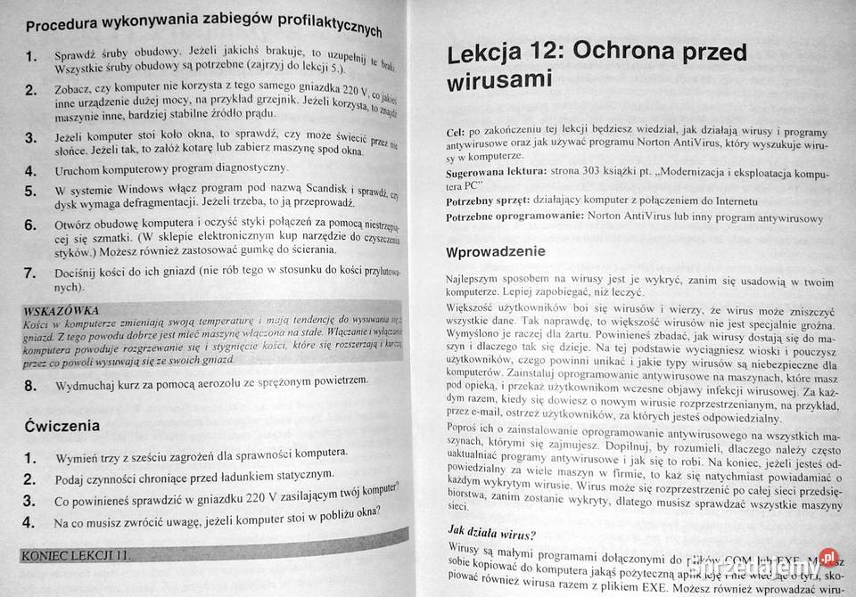 Naprawa i rozbudowa komputera Mansfield Richard Pozostałe Chełm