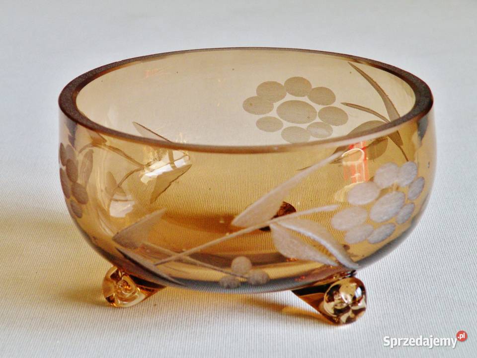 Czarka kryształowa ze szlifem ręcznym z lat 70ch sprzedam