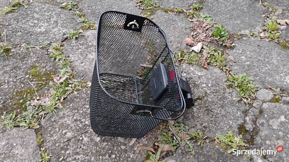 Używany koszyk rowerowy na kierownicę odpinany Ruda Śląska