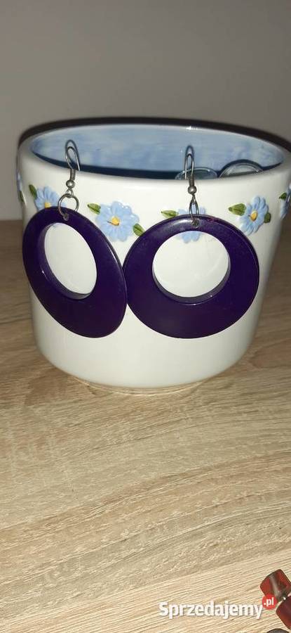 Kolczyki fioletowe dolnośląskie Wrocław